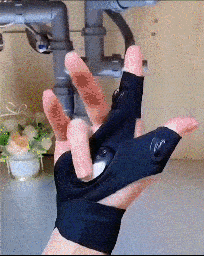 Luminous Hand-Free LED Gloves