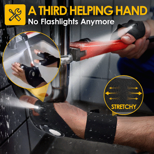 Luminous Hand-Free LED Gloves