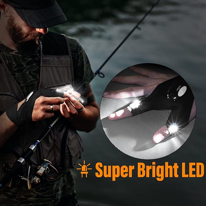 Luminous Hand-Free LED Gloves